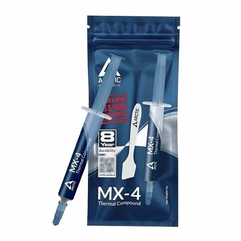 Термопаста MX4 для процессора MX-4 4г 8.5Вт/М-К Для CPU GPU Принтера Радиатора Охлаждения Охладителя Термопаста Состав Силикон