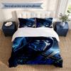 Sub-Zero 3‑Piece Bedding Set Soft Microfiber Duvet Cover Pillowcases Comfortable Bed Linen for Bedroom Decoration