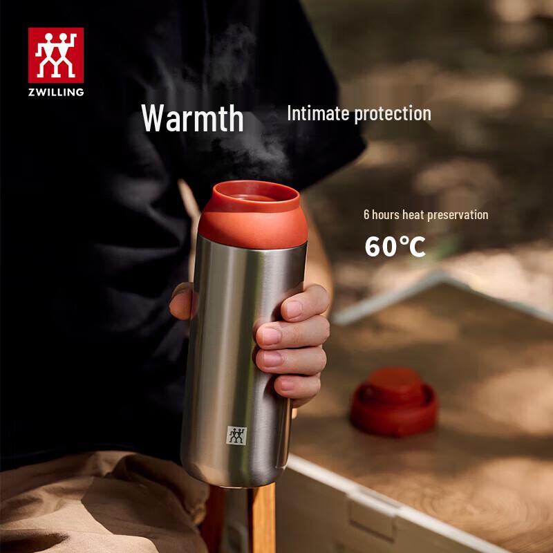 ZWILLING 316L Stainless Steel Insulated Mug with Tea Filter and Handle