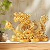 2025 Feng Shui Dragon Statue Attract Wealth Chinese Dragon Figurines Good Luck Auspicious Dragon Statuette for Home Office