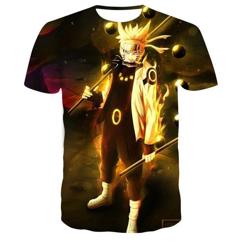 Naruto Cosplay Unisex 3D Printed T-shirt, Harajuku Style T-shirt Top, 2026 Gift Short Sleeved Shirt