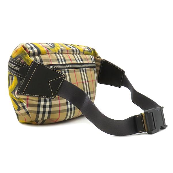 BURBERRY 4074214 Graffiti print vintage checkWaist bag Nylon/leather Array