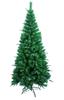Traditional Green Christmas Tree SLIM 210cm, Metal Stand