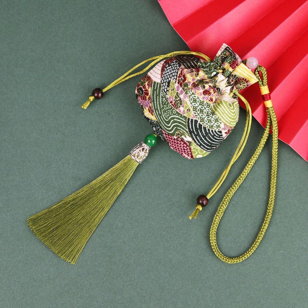 Printing Chinese Style Sachet Hanging Perfume Spice Bag Retro Tassel Small Pouch  Children