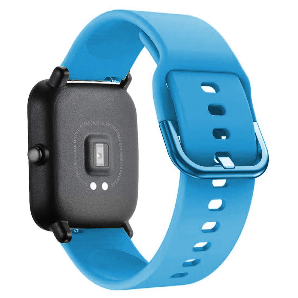 Силиконовый ремешок 20 мм/22 мм Для Amazfit GTS/2/2e/4/3/GTS2 Mini/GTR 4/47 мм/GTR2/2e/stratos 2 Браслет для часов Amazfit bip 6 5 3 ремешки