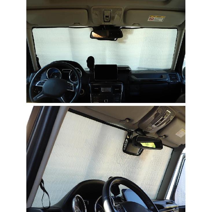 For Mercedes-benz G-Class W463 2004-2018 Car Windshield Sun Shade Front Window Curtain Summer UV Refletive Sun Protection Cover