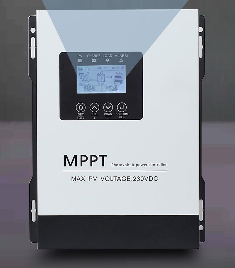 Intelligent MPPT Solar Charge Controller 30A-120A, Auto-Detects 12V-96V Batteries for Photovoltaic Power Generation