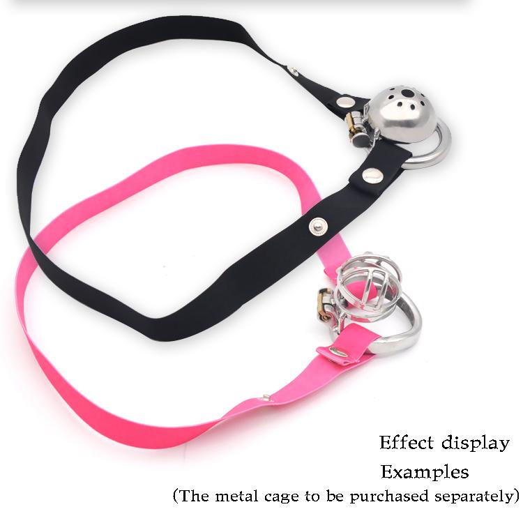 Elastic Band Male Chastity Device Auxiliary Belt Adjustable Rope Scrotum Ring Underwear Woman Lesbian Tools Adult Toys For