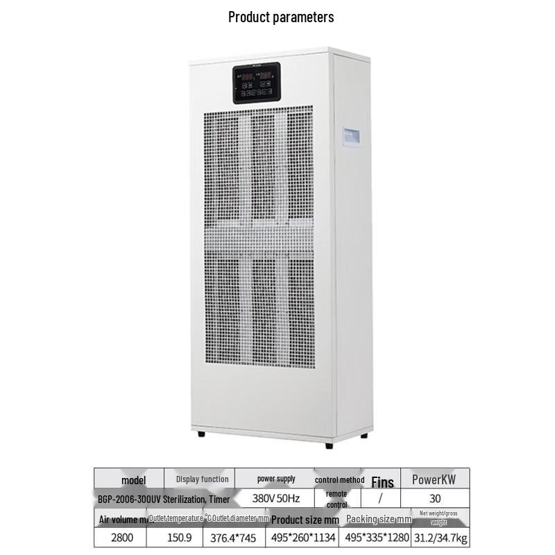 Industrial Electric Hot Air Heater
