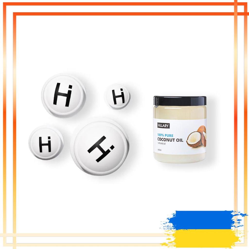 A Set of Vacuum Cans for Body Massage + Refined Coconut Oil