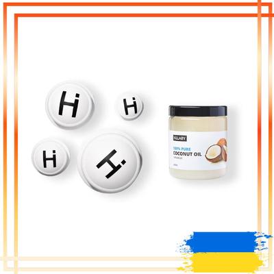 Набор вакуумных банок для массажа тела + Рафинированное кокосовое масло