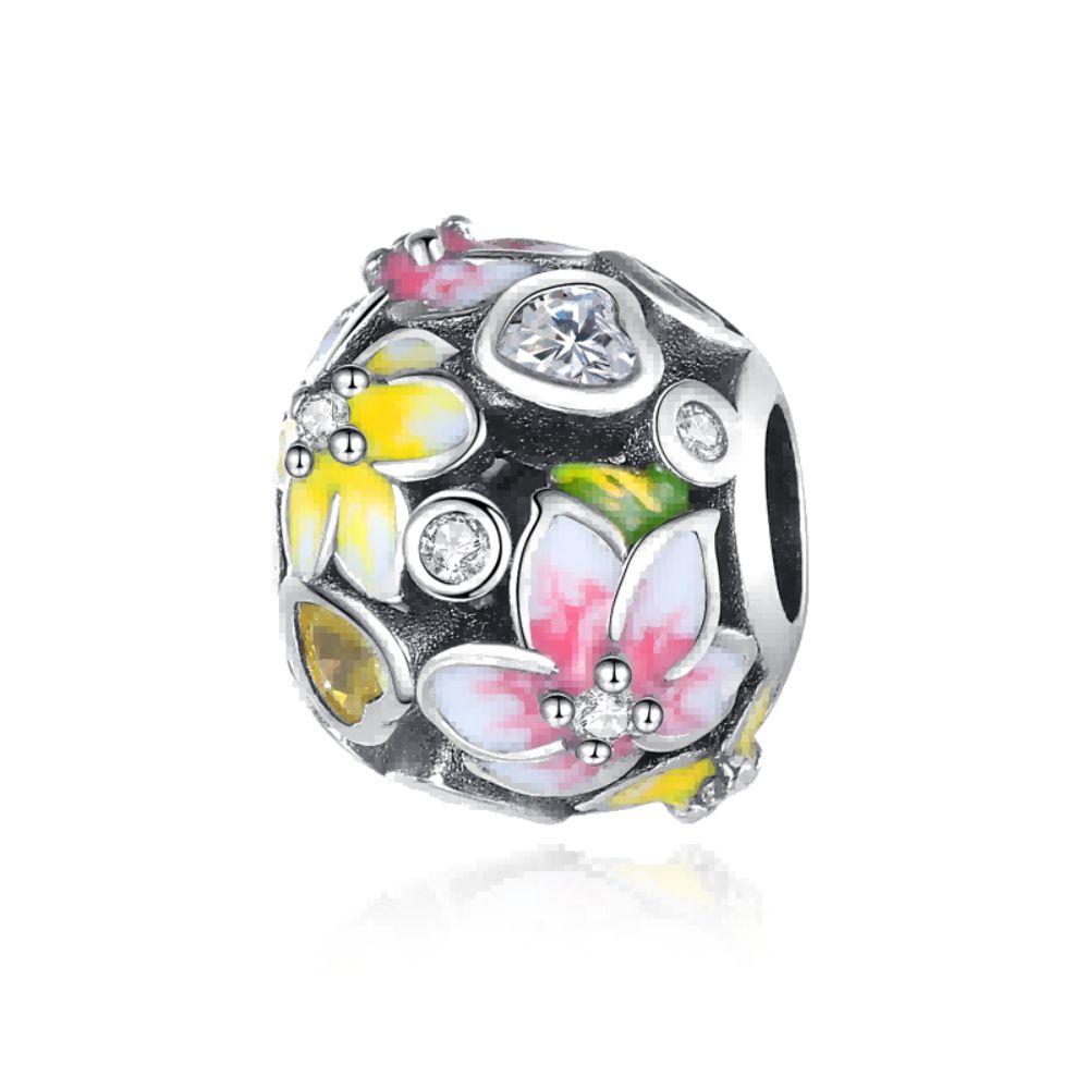 Green Collection Copper Lucky Four Leaf Clover Charm Fit Original Bracelet Leaves Charm For Women Fine Jewelry Diy