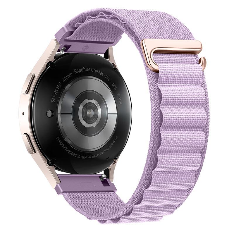 20 мм 22 мм Нейлоновый альпийский ремешок для Samsung Watch 7 6 5 4 / Huawei Watch 5/4/3/GT5-4-3 Pro Браслет Amazfit Active 2/Bip 6 Ремешок