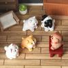 Cute Dog Figurines Miniatures Cartoon Animal Micro Landscape Ornaments For Home Room Desk Accessories