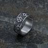 S925 Silver Ring Viking Ring Unisex Viking Legend Ring