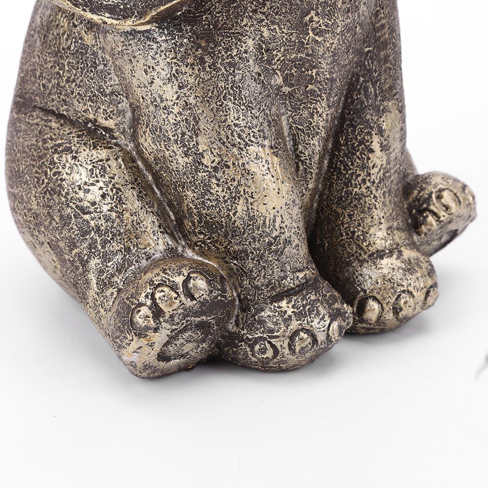 EY # Солнечная мини-скульптура слона водонепроницаемый светильник для декора сада и двора (Элефа