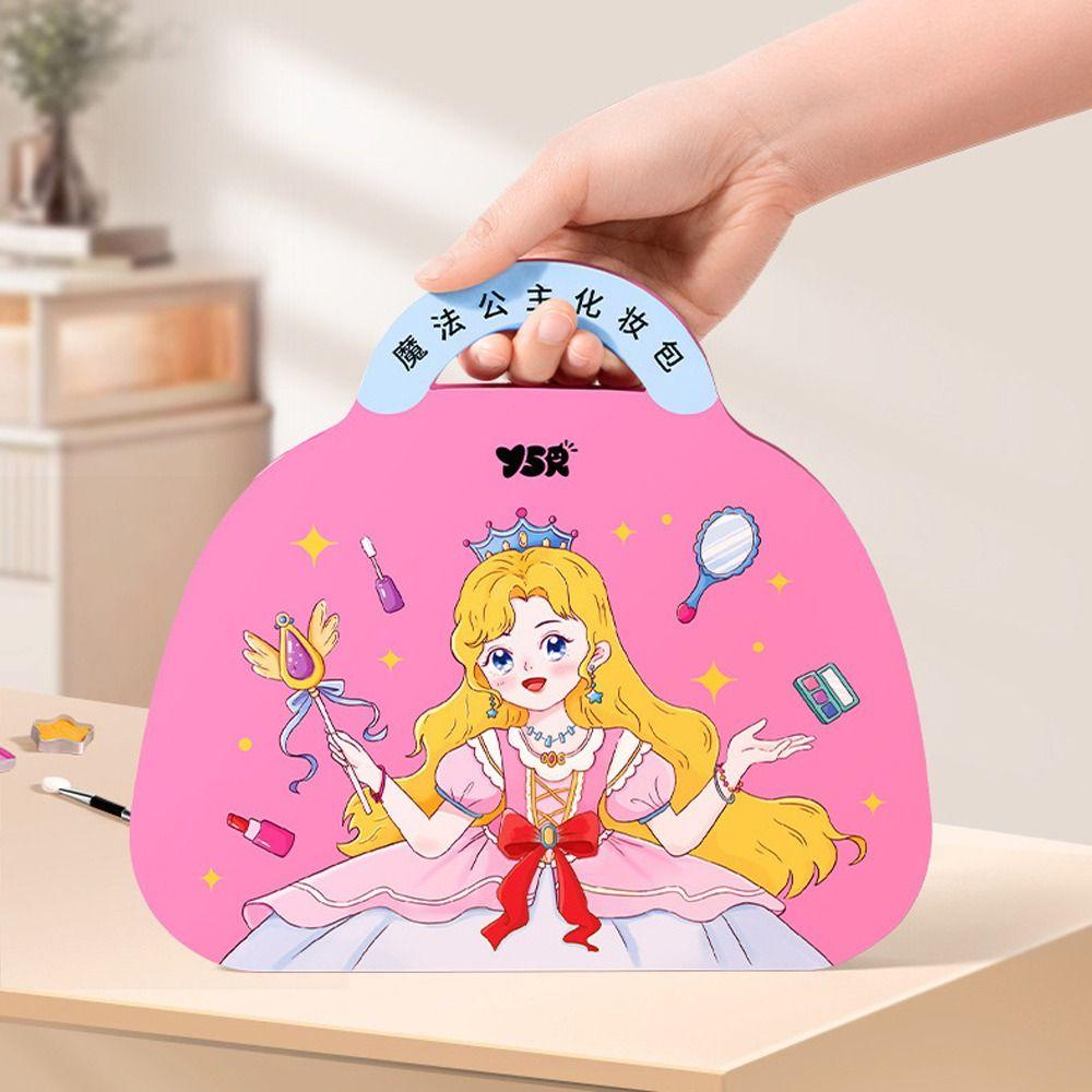 Relieve Boredom Dress Up Games DIY Princess Makeup Kit New Princess Makeup Set  Children Toy