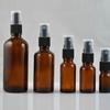 10/15/20/30/50/100 мл пустая стеклянная бутылка янтарного цвета, контейнер для распыления эфирного масла