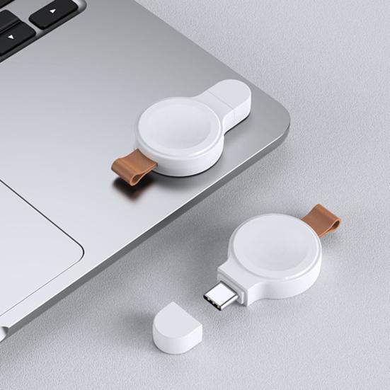 Magnetic Wireless Watch Charger Portable Pocket-Sized Smartwatch Charger Type-C Charging Dock Station for Apple Watch 8 7 6 5 4 3 2 1 SE
