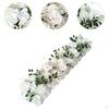 Flower Panel Backdrop Silk Table Centerpiece Artificial Rose Floral for Wedding