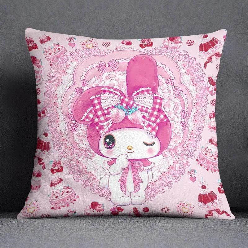 Мультяшная наволочка Sanrio Хелло Китти Куроми для диванной подушки в гостиной, декорация для спальни, детской комнаты