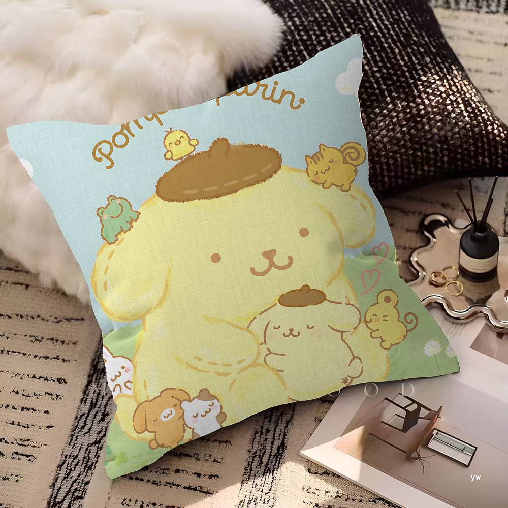 Cartoon P-Pompompurin Pillow Anime Pillow Sofa Bed Head Pillow Cover Cushion Cover 45X45 Cm Fashion