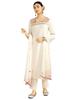 Kaari Women?s Embroidered Kurta Set with Dupatta | Straight Fit Pant Set