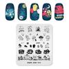 Nail Stamp Plate Mushrooms Acorns Pine Cones Pattern Nail Art Plates Printing DIY Manicure Stamping