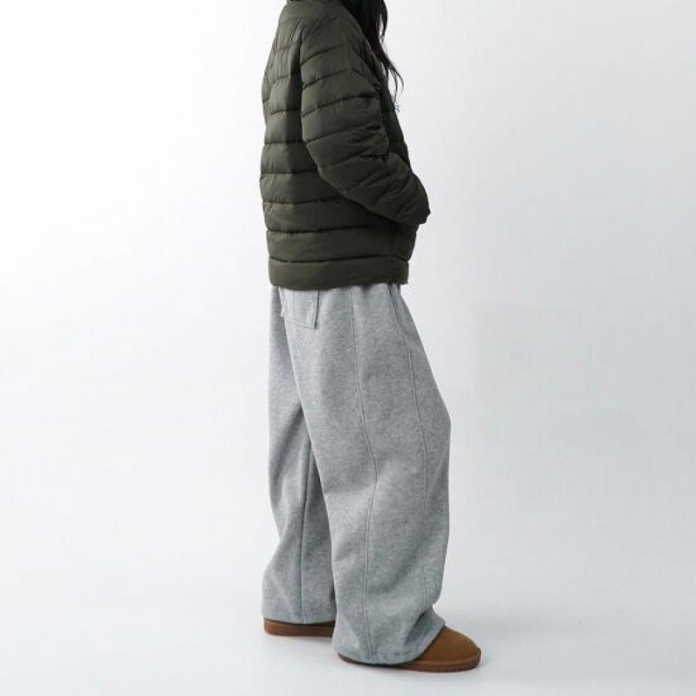 Onl Women Fleece Cut Wide Pants Training Pants