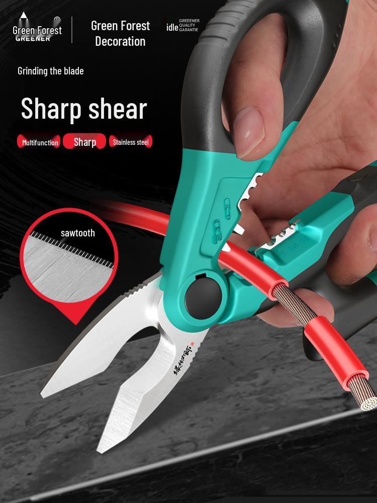 Мастер-инструмент электрика для снятия изоляции и обжима проводов - Инструмент для снятия изоляции, резки и ножницы для кабелей