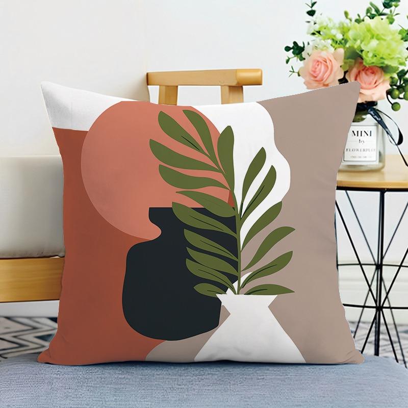 Декоративная наволочка Morandi Color Matching Print для спальни, гостиной, квадратная подушка, наволочка