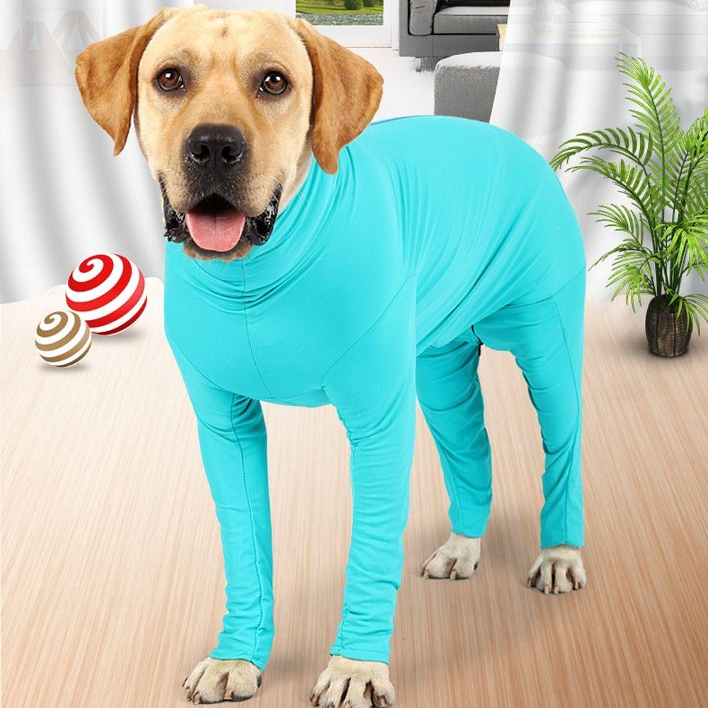 Breathable Dog Pajamas Long-sleeved Dog Soothing Clothes Dog Outfits Pet Dog Jumpsuit  Home Wear