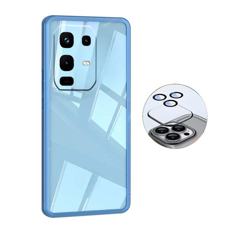 For infinix Note 50S 50X Case Camera Protection Semi Transparent Soft Silicone Shockproof with Lens Protector Films