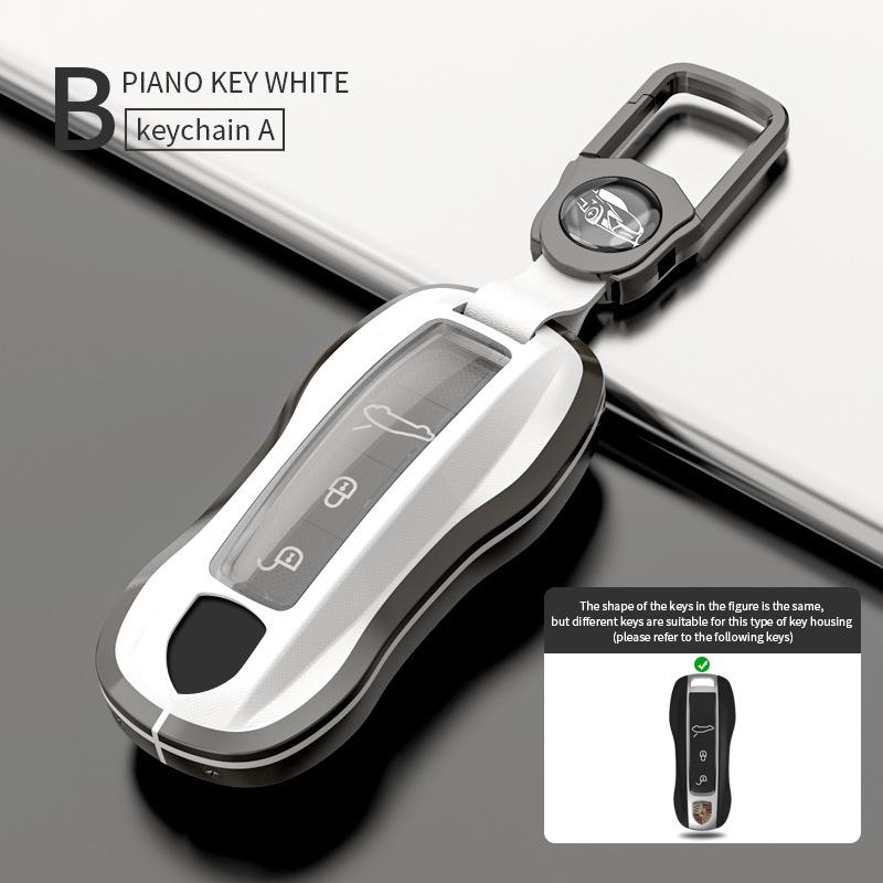 Porsche Key Shell: Compatible with 718, Cayenne, 911, Macan, Panamera Models