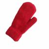 Festive Red Knitted Gloves for Christmas, New Year & Team Activity Gift