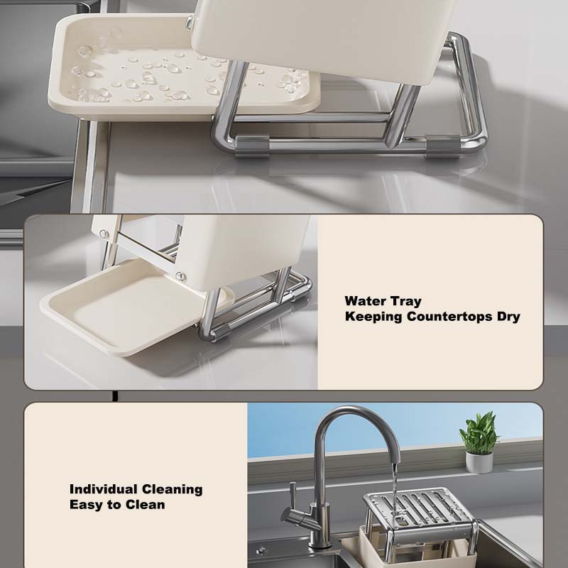 Держатель для ножей из нержавеющей стали, органайзер для кухонного хранения, многофункциональный держатель для кухонных ножей, органайзер для ножей, органайзер для столовых приборов