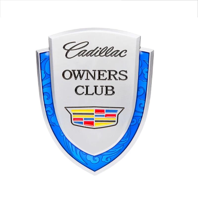 Значок-эмблема щит с логотипом автомобиля для Cadillac Seville XT4 CT4 CT5 ATS SLR STS EXT CTS Escalade Coupe Автомобильные боковые наклейки Аксессуары