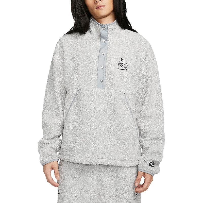 Nike Sweatshirts Men's Gray Turtleneck Moderate Other DQ4194-097