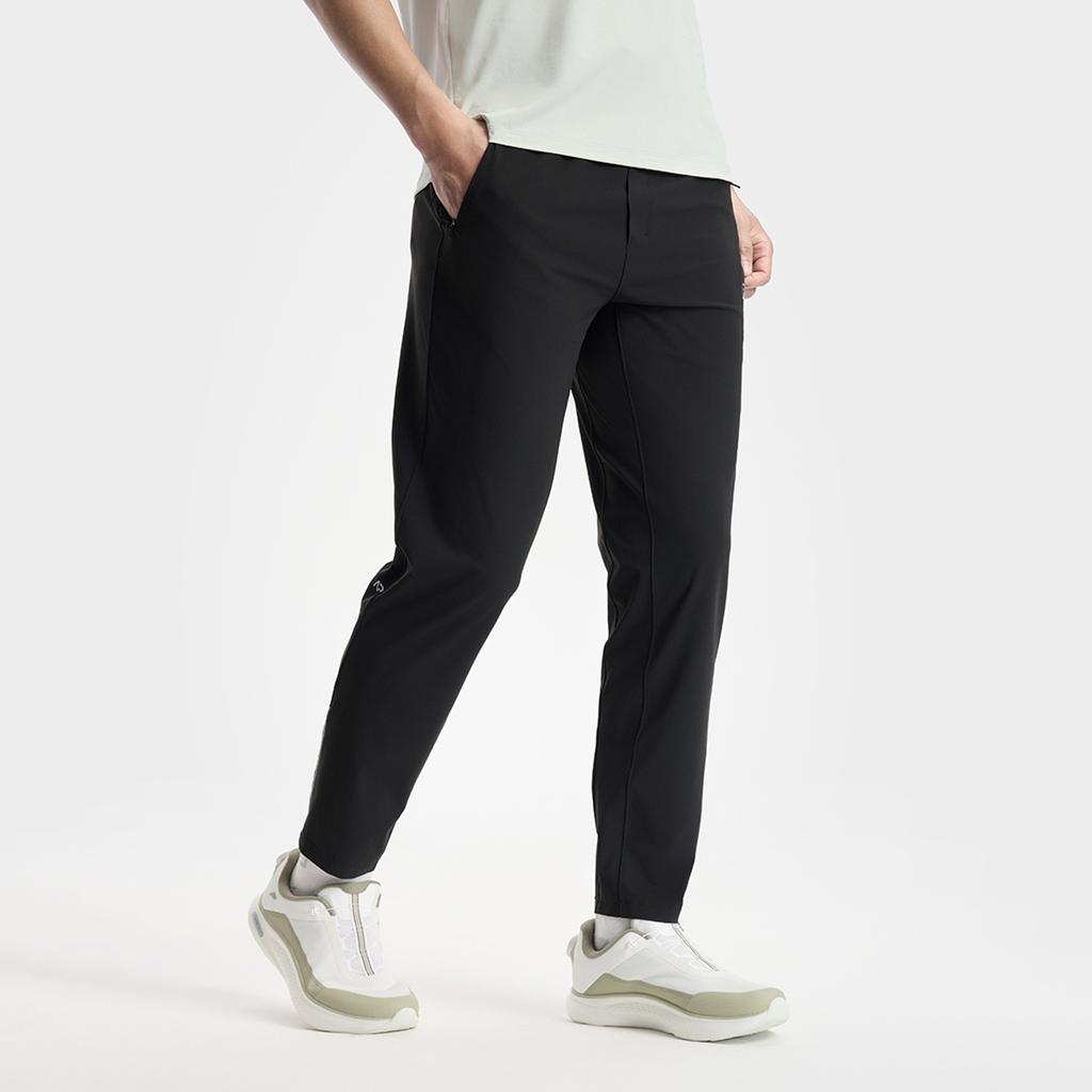 Fila А.П.. Удобные беговые фитнес длинные брюки мужские низы A11M531602F-BK