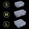 Dustproof Transparent Plastic Box Rectangular Jewelry Display Case  Baby Toothbrush
