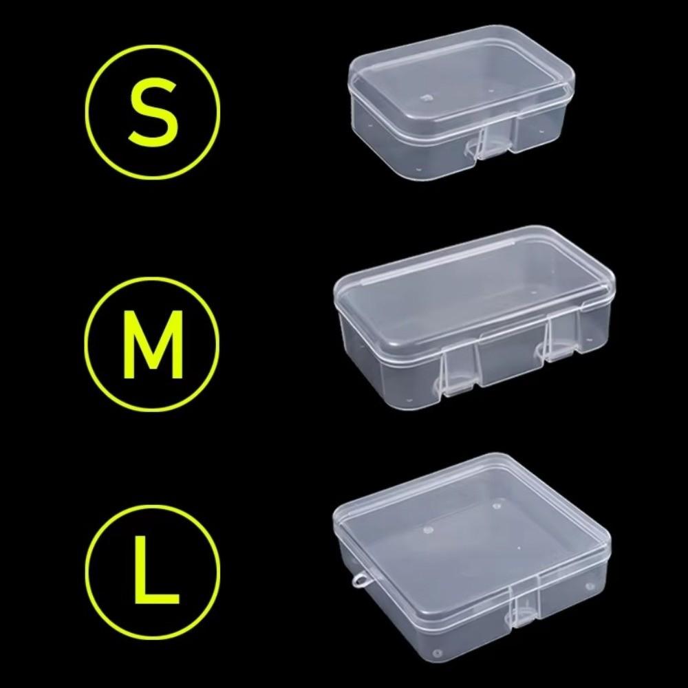 Dustproof Transparent Plastic Box Rectangular Jewelry Display Case  Baby Toothbrush