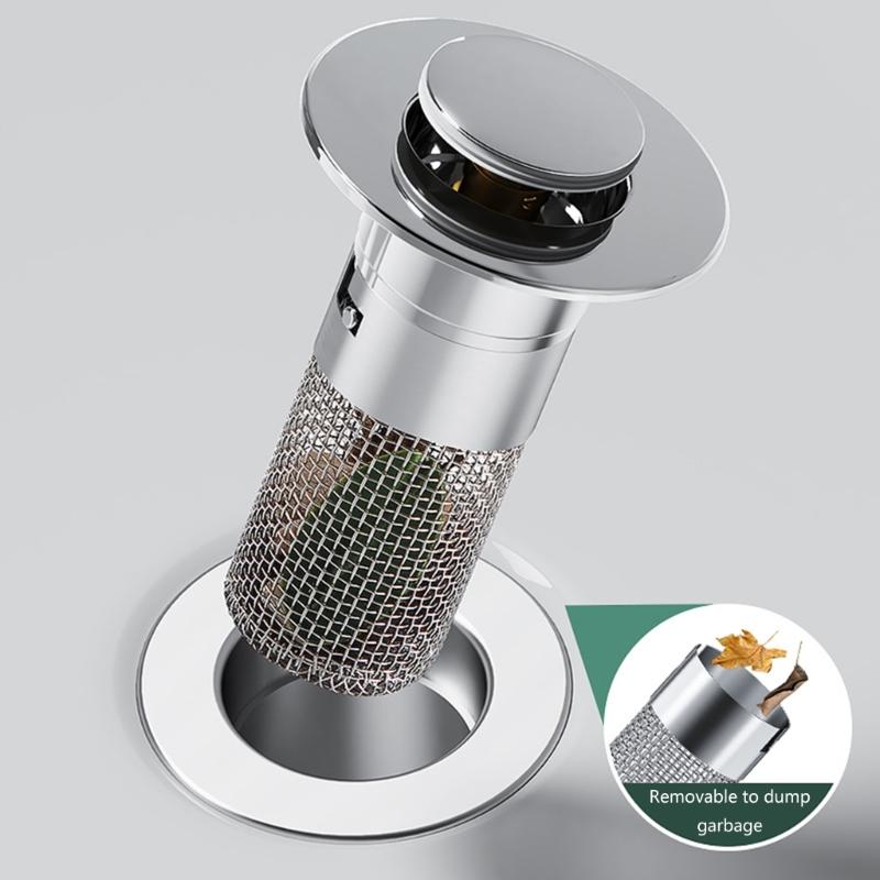 Convenient & Reliable Sink Plug Effective Hair Filter & Quick Drainer Universal Compatibility Say Goodbye to Clogs