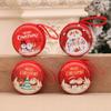 Children's Coin Purse Round Christmas Coin Pouch with Cartoon Pattern Zipper Closure Coin Case with Lanyard for Kids Coins Cash Keys Candies