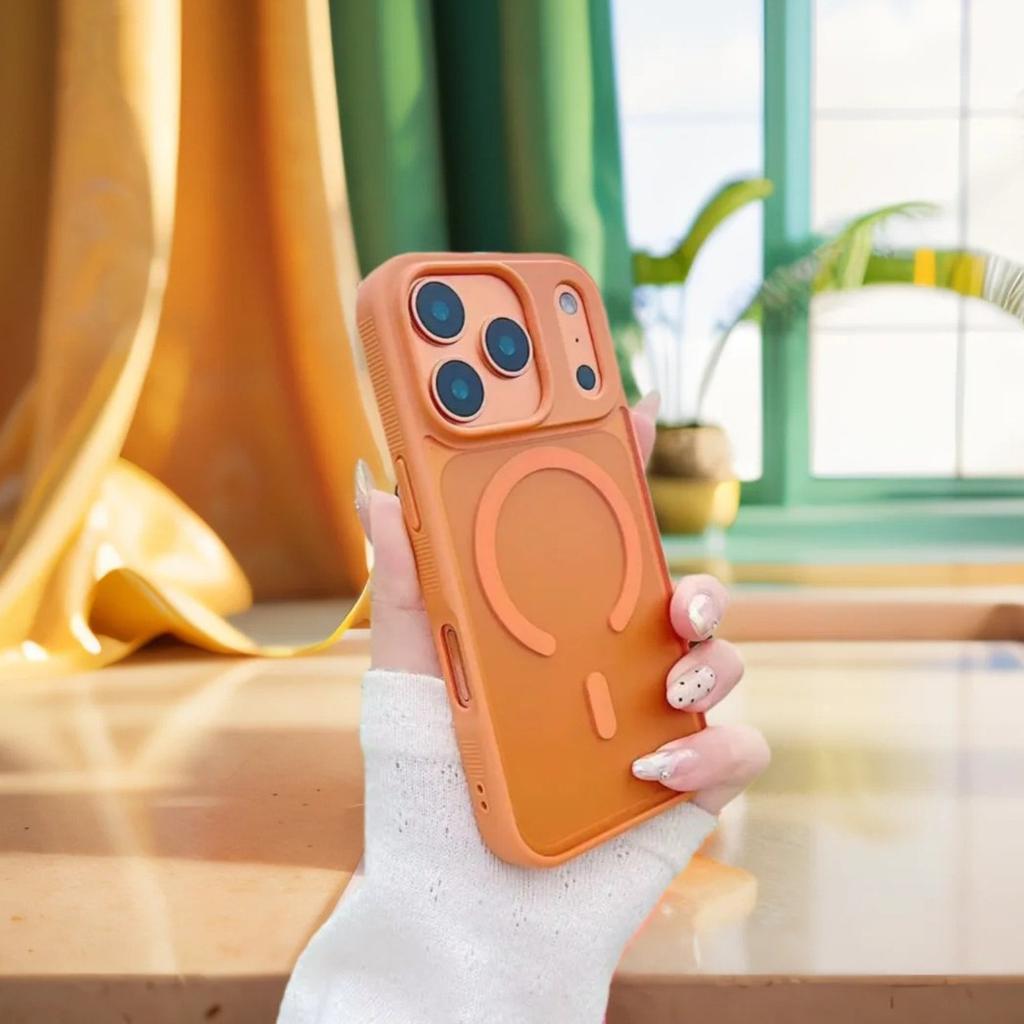 Новый противоударный матовый полупрозрачный чехол MagSafe для iPhone 17, 17 Air, 17 Pro, 17 Pro Max с магнитной беспроводной зарядкой.