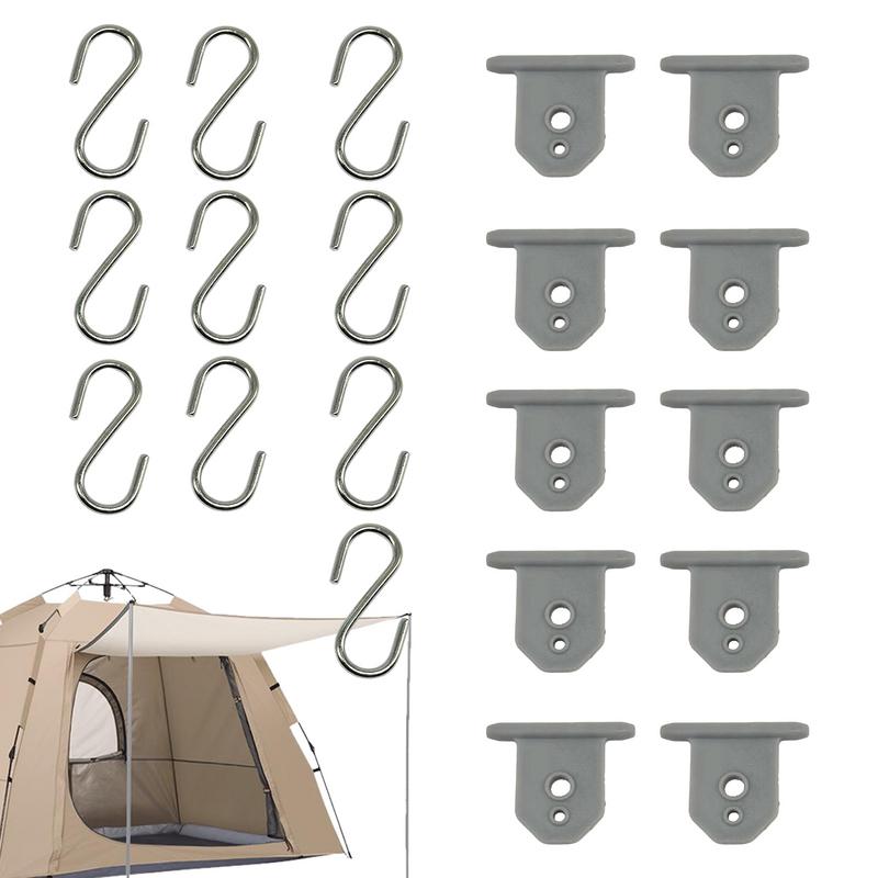 Крючки для фонарей для тента RV 10 шт., держатели для фонарей для кемпинга, вешалка для хранения фонарей для кемпинга в помещении