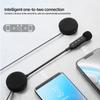 Умная Bluetooth-гарнитура для мотоцикла с голосовым управлением, автоответчиком, управлением музыкой и сроком службы батареи 70 часов для всех шлемов