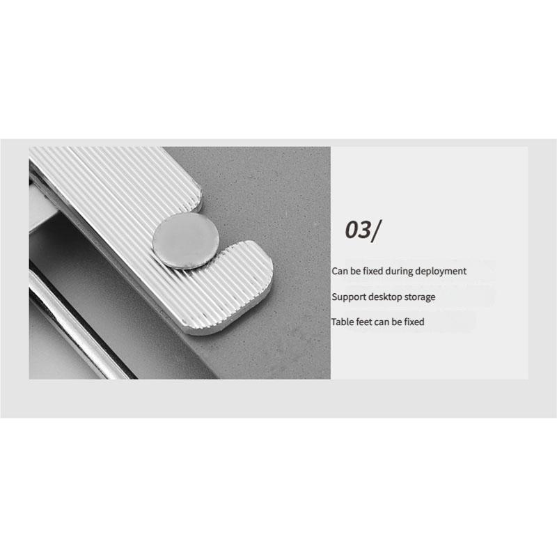 Ultralight Aluminum Folding Table Portable Mini Camping Desk Compact Design for Tent Picnic Outdoor Travel Tea Party