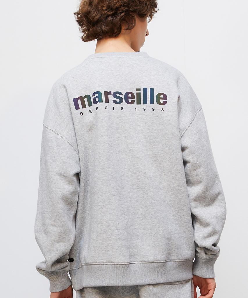 KULTE Aurora Reflective Crewneck M.Grey