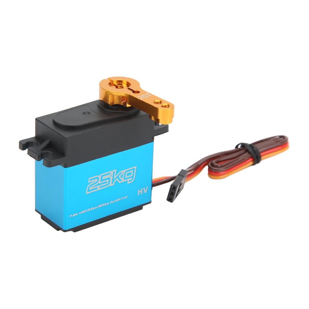 Digital Servo High Torsion Coreless Motor Metal Gear RC Car Servo for Robotic DIY RC Car 25KG55.1lb