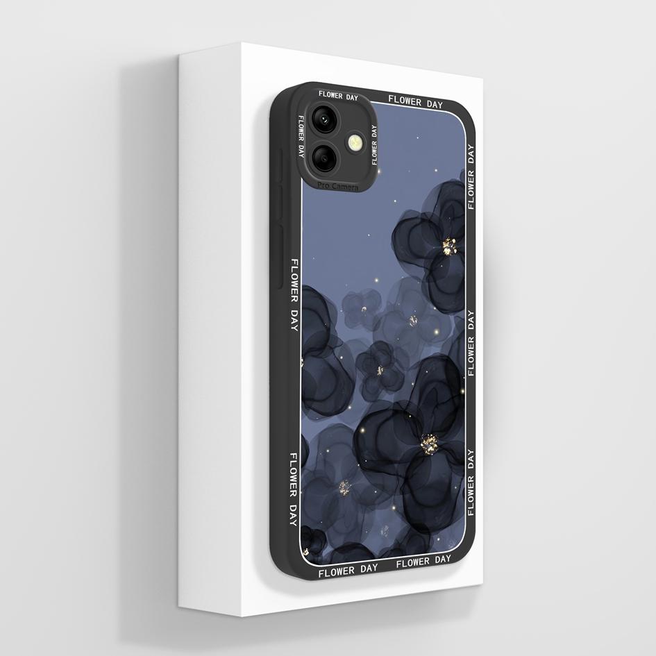 Для Samsung Galaxy A04 A04E M04 M 04 чехол для телефона Роскошный модный мягкий жидкий силикон квадратный протектор экрана сумка для телефона матовый для Samsung бампер